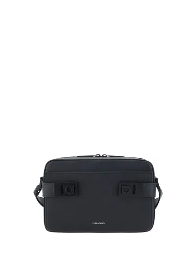Ferragamo Shoulder Bags In Black