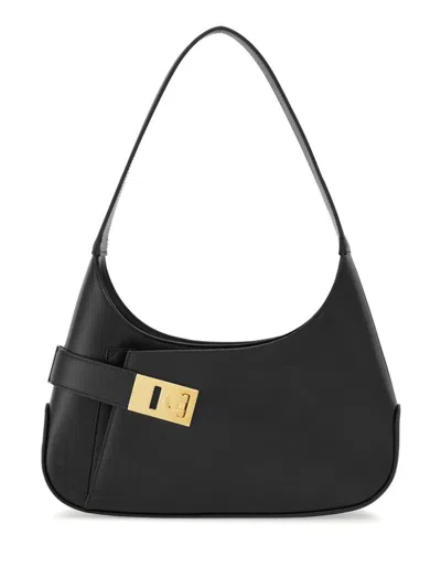 Ferragamo Shoulder Hobo  Bags In Black