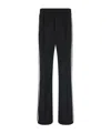 Ferragamo Side-striped Sweatpants In Black