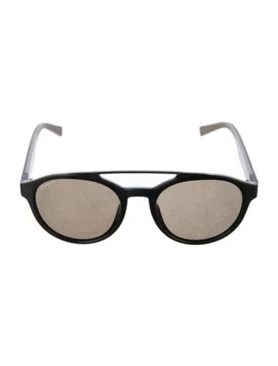 Pre-owned Ferragamo Signature Logo Wayfarer Sunglasses In Green