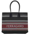 Ferragamo Signature Tote Bag In Rojo