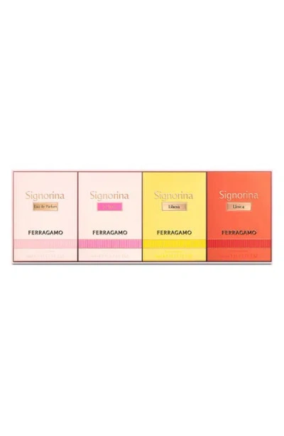 Ferragamo Signorina Discovery Fragrance Set In Transparent