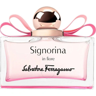 Ferragamo Signorina In Fiore / S.  Edt Spray 3.4 oz (100 Ml) (w) In Cherry / White