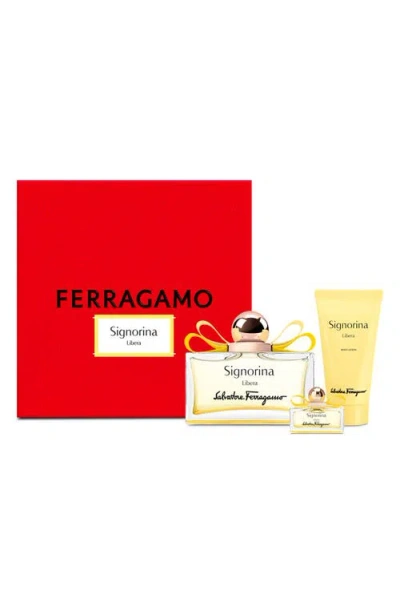FERRAGAMO FERRAGAMO SIGNORINA LIBERA EAU DE PARFUM SET $150 VALUE