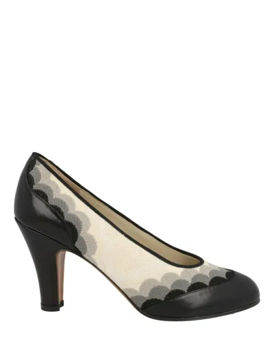 Ferragamo Signorinella Archinve Limited Edition 1930's Pumps In Multi