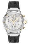 Ferragamo F-80 Chrono Silicone Watch