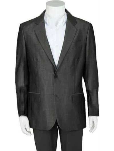 Pre-owned Ferragamo Silk Blazer W/ Tags In Black