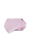 Ferragamo Silk Classic Gancini Link Tie In Purple