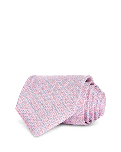 Ferragamo Silk Classic Gancini Link Tie In Purple
