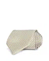 Ferragamo Silk Classic Sailing Tie In White