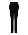 Ferragamo Silk-lined Trousers In Black