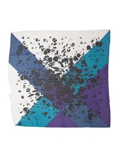 Pre-owned Ferragamo Silk Printed Bandana In Multi