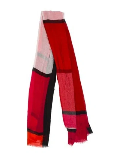 Pre-owned Ferragamo Silk Printed Scarf In Multi