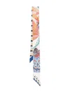 Ferragamo Floral Silk Bandeau Rectangular Scarf