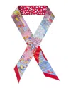 Ferragamo Oggetti-print Silk Bandeau Scarf