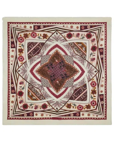 Ferragamo Silk Scarf In Beige