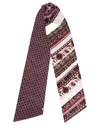 Ferragamo Silk Scarf In Purple