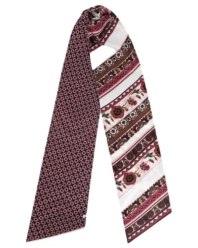Ferragamo Silk Scarf In Purple