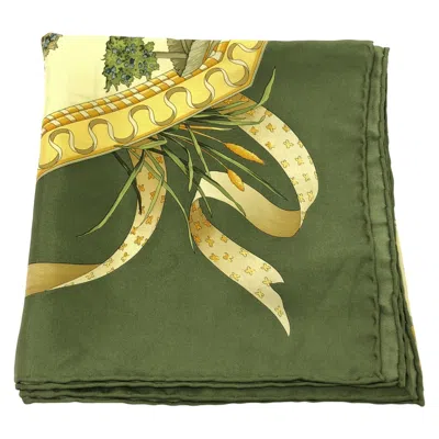 Pre-owned Ferragamo Silk Scarf ()