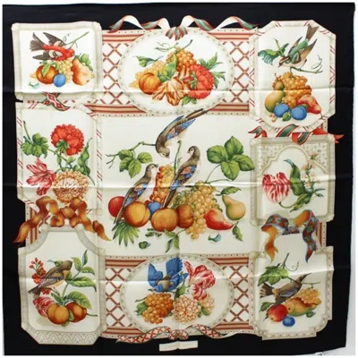 Pre-owned Ferragamo Silk Scarf () In Multi