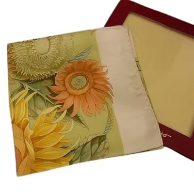 Pre-owned Ferragamo Silk Scarf () In Multi