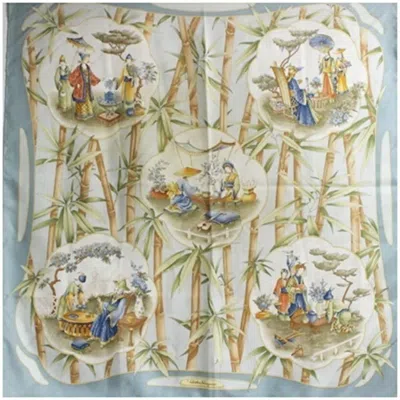 Pre-owned Ferragamo Silk Scarf () In Multi