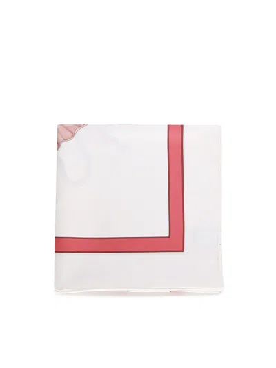 Ferragamo Silk Scarf In Red