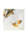 FERRAGAMO SILK SCARF WITH PERSIMMON FLOWER FANTASY