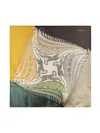 Ferragamo Silk Scarf With Polka Dot Background In Multi