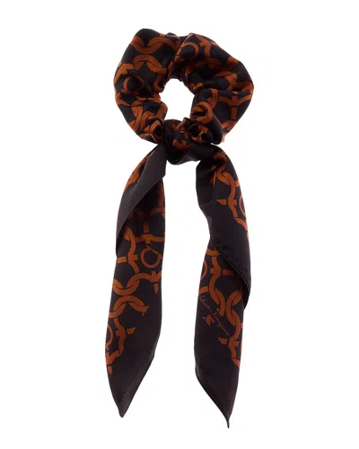 Ferragamo Silk Scrunchie In Multi