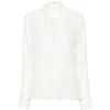 Ferragamo Monogram-jacquard Silk Shirt