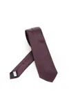 Ferragamo Silk Tie Ties And Bow Ties Multicolor In Brown