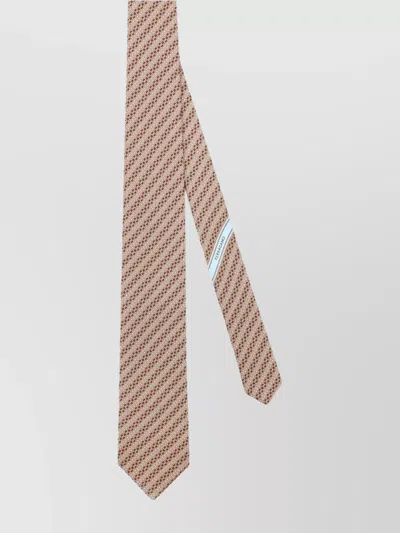 Ferragamo Silk Tie Intreccio Motif