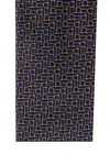Ferragamo Silk Tie In Multicolour