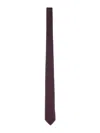 Ferragamo Slim Textured Silk Tie In Multicolour