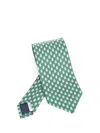 Ferragamo Silk Tie Ties And Bow Ties Green In Green