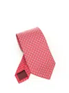 Ferragamo Silk Tie Ties And Bow Ties Red In Red