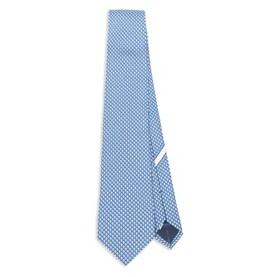 Ferragamo Silk Ties & Papillon In Blue