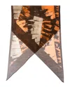 Ferragamo Silk-blend Scarf In Brown