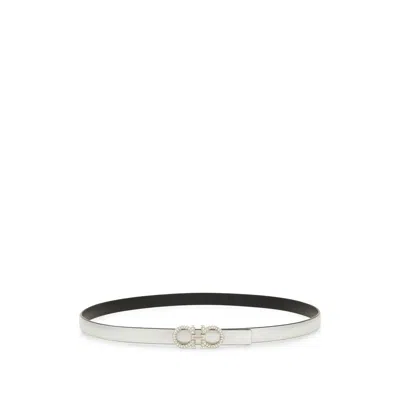 FERRAGAMO FERRAGAMO SILVER BELTS WOMEN