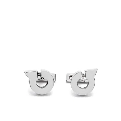 Ferragamo Silver Fine Cufflinks Men