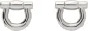Ferragamo Silver Gancini Cuff Links In Gem Ottone Palladio
