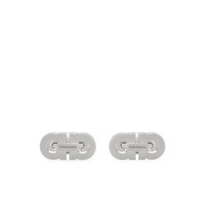 FERRAGAMO SILVER TIES & PAPILLON