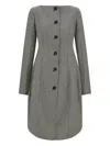 Ferragamo Single-breasted Coat In Black