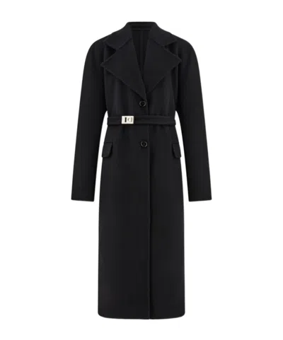 FERRAGAMO FERRAGAMO SINGLE-BREASTED BELTED COAT