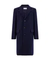 Ferragamo Single Breasted Coat In Black