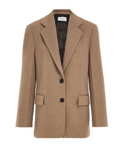 FERRAGAMO SINGLE BREASTED JERSEY BLAZER