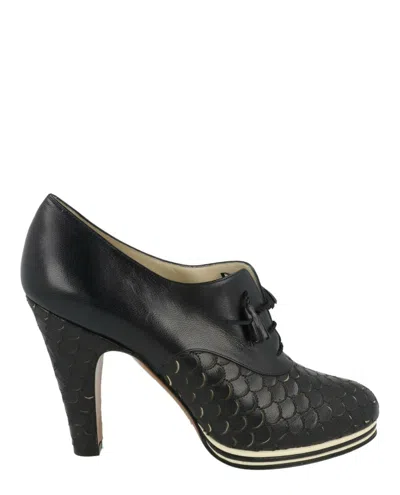 Ferragamo Sirena Archive Limited Edition 1938 Pumps In Black