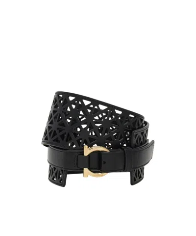 Ferragamo Sized Belt In Black
