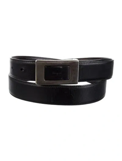 Pre-owned Ferragamo Skinny Leather Belt In Multi